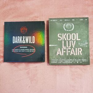 BTS Dark & Wild and Skool Luv Affair Albums